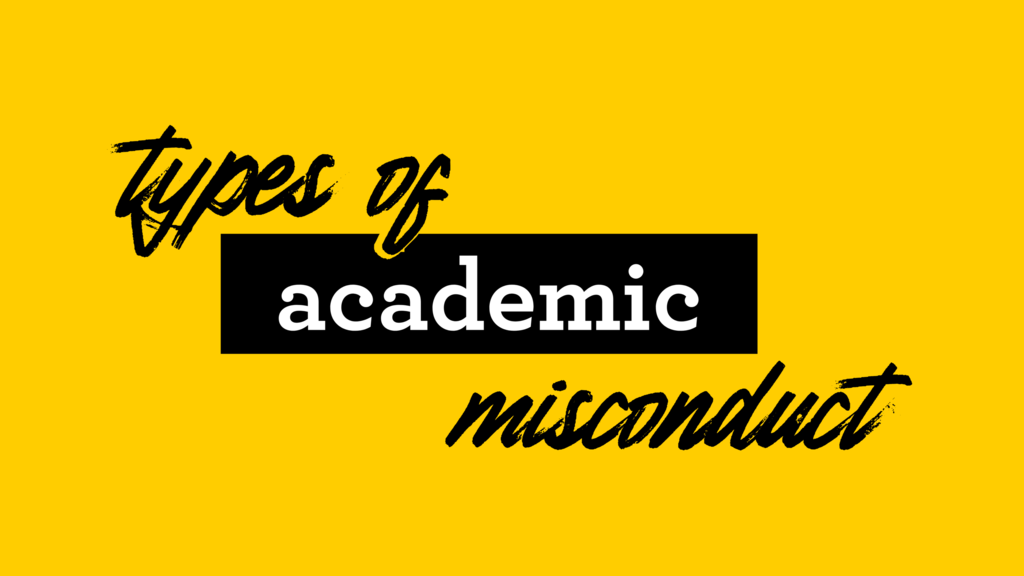 Types of Academic Misconduct